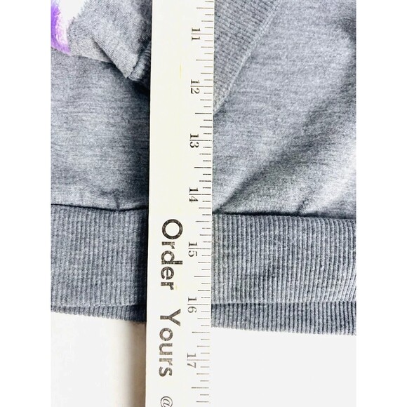 BCBG Lounge Set Girls Extra Small Gray Tie Dye Plush Sweatshirt Jogger Pants - Picture 11 of 16